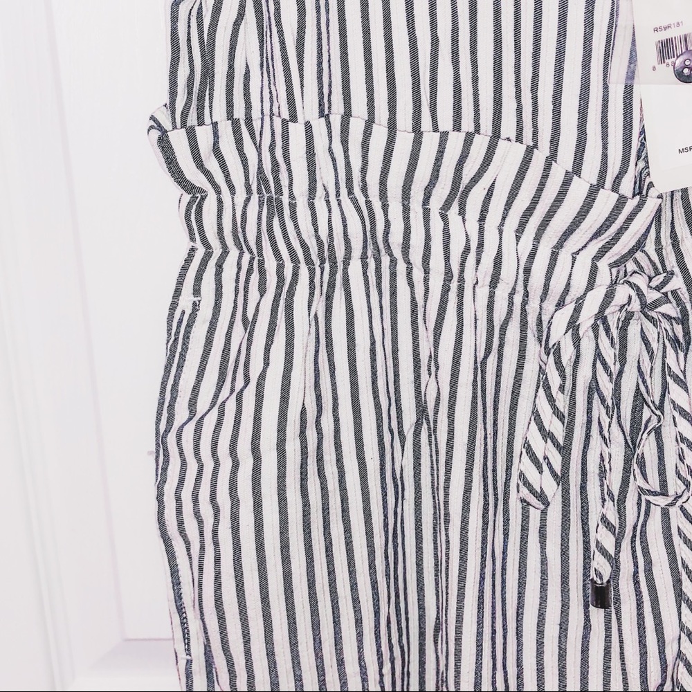 Splendid Stripe Tie Waist Jumpsuit - Picture 5 of 5